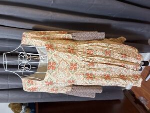 Umgee Flowy Boho Hippie Peasant Long Babydoll Tunic Top or Mini Dress